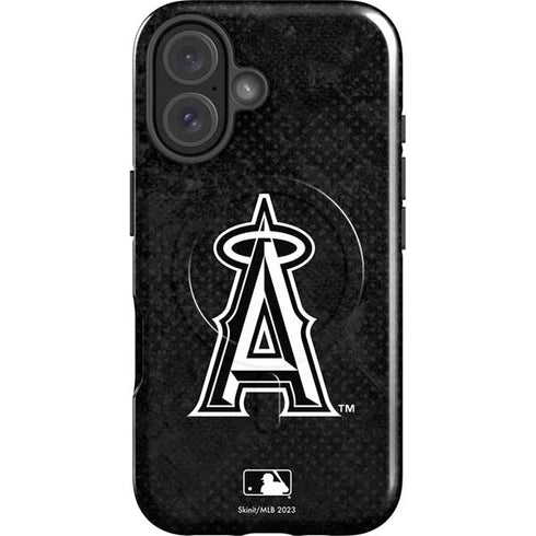 MLB Los Angeles Angels Dark Wash iPhone 16 Magsafe Impact Case